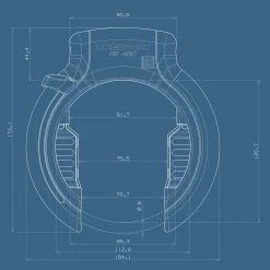 Trelock -Antivol De Cadre RS 480 XL -VTT Soldes antivol de cadre trelock rs 48 xl dimensions 3840x2160