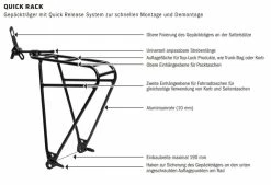 Ortlieb - Porte-bagages Universel Quick Rack (aussi Pour Tout-suspendus) -VTT Soldes ortlieb quick rack porte bagages 1 3840x2160